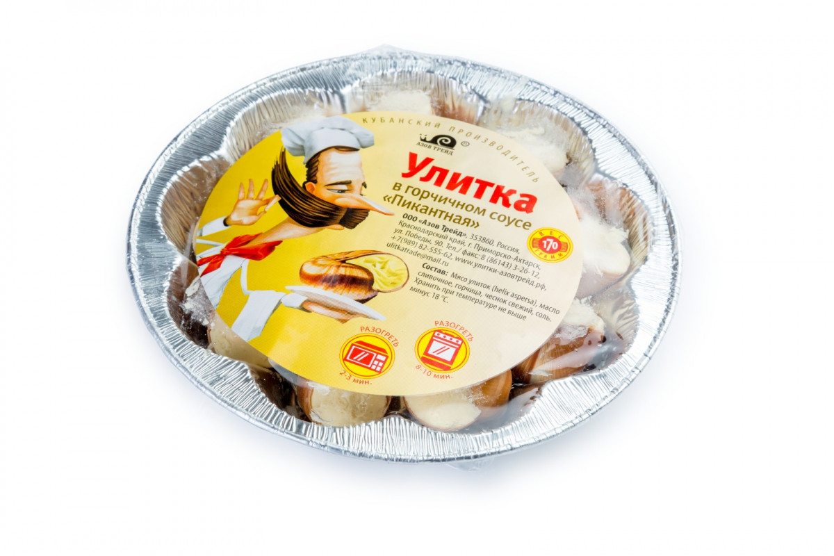 Улитки в горчичном соусе